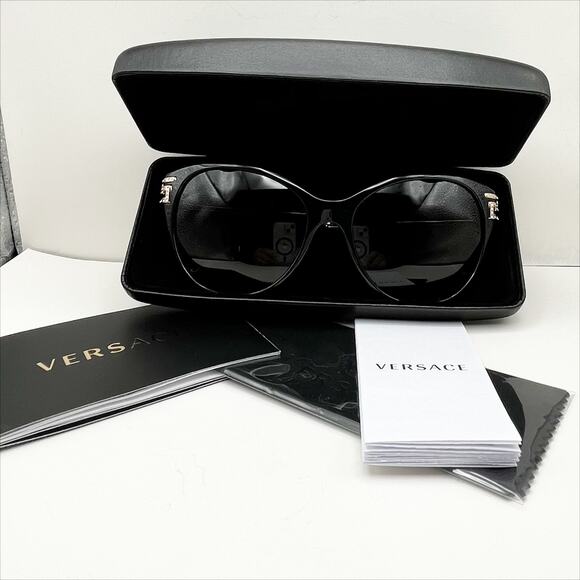 Versace Black and Light Grey Gradient Dark GR Sunglasses - Picture 8 of 10